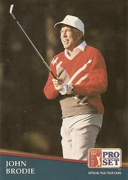 1991 Pro Set PGA Tour #256 John Brodie Front