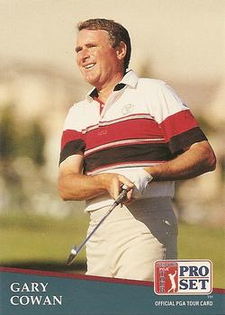 1991 Pro Set PGA Tour #257 Gary Cowan Front