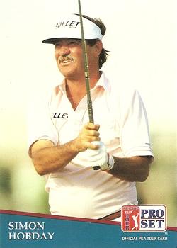 1991 Pro Set PGA Tour #258 Simon Hobday Front