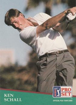 1991 Pro Set PGA Tour #32 Ken Schall Front