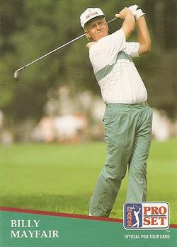 1991 Pro Set PGA Tour #26 Billy Mayfair Front