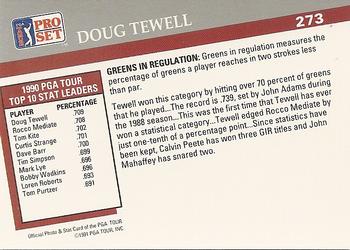 1991 Pro Set PGA Tour #273 Doug Tewell Back