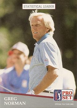 1991 Pro Set PGA Tour #276 Greg Norman Front