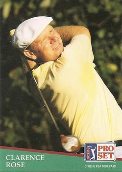 1991 Pro Set PGA Tour #278 Clarence Rose Front