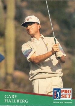 1991 Pro Set PGA Tour #29 Gary Hallberg Front