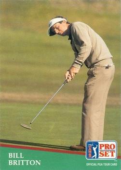 1991 Pro Set PGA Tour #2 Bill Britton Front