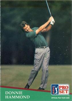 1991 Pro Set PGA Tour #30 Donnie Hammond Front