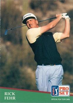 1991 Pro Set PGA Tour #33 Rick Fehr Front