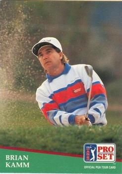1991 Pro Set PGA Tour #34 Brian Kamm Front