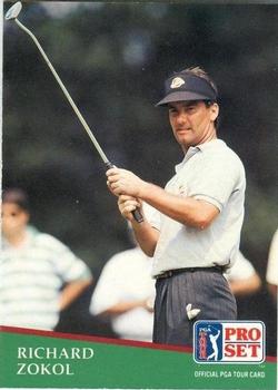 1991 Pro Set PGA Tour #35 Richard Zokol Front