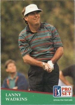 1991 Pro Set PGA Tour #36 Lanny Wadkins Front