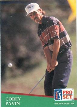 1991 Pro Set PGA Tour #3 Corey Pavin Front