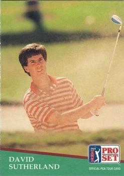 1991 Pro Set PGA Tour #42 David Sutherland Front
