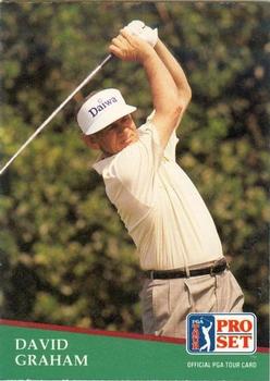 1991 Pro Set PGA Tour #46 David Graham Front