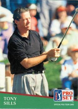 1991 Pro Set PGA Tour #47 Tony Sills Front