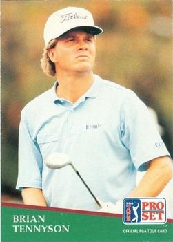 1991 Pro Set PGA Tour #48 Brian Tennyson Front