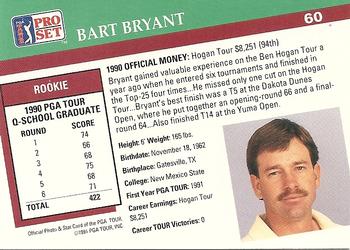 1991 Pro Set PGA Tour #60 Bart Bryant Back