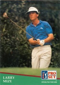 1991 Pro Set PGA Tour #64 Larry Mize Front