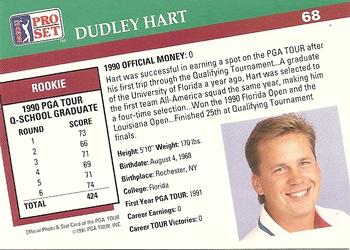 1991 Pro Set PGA Tour #68 Dudley Hart Back