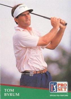 1991 Pro Set PGA Tour #72 Tom Byrum Front