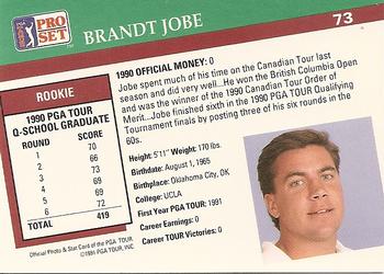 1991 Pro Set PGA Tour #73 Brandt Jobe Back