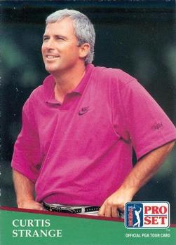 1991 Pro Set PGA Tour #75 Curtis Strange Front