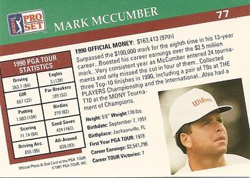 1991 Pro Set PGA Tour #77 Mark McCumber Back