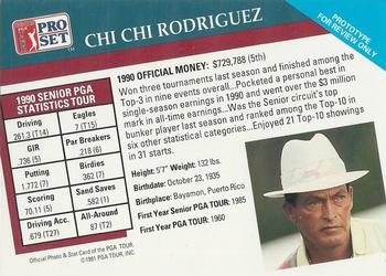 1991 Pro Set PGA Tour #NNO Chi Chi Rodriguez Back