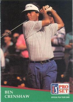 1991 Pro Set PGA Tour #78 Ben Crenshaw Front