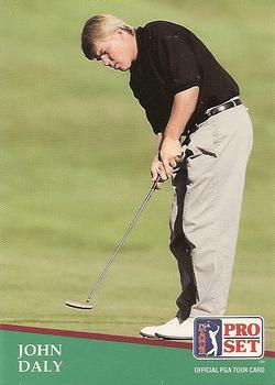 1991 Pro Set PGA Tour #93 John Daly Front