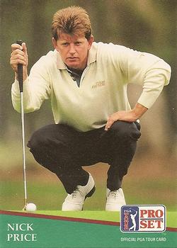 1991 Pro Set PGA Tour #96 Nick Price Front