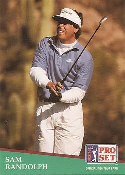 1991 Pro Set PGA Tour #98 Sam Randolph Front