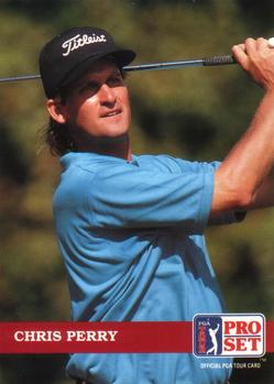 1992 Pro Set PGA Tour #107 Chris Perry Front
