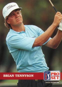 1992 Pro Set PGA Tour #109 Brian Tennyson Front