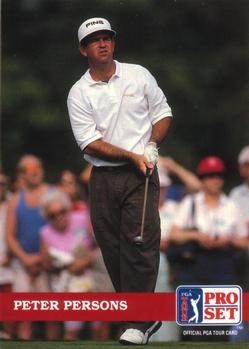 1992 Pro Set PGA Tour #111 Peter Persons Front