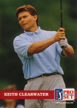 1992 Pro Set PGA Tour #114 Keith Clearwater Front