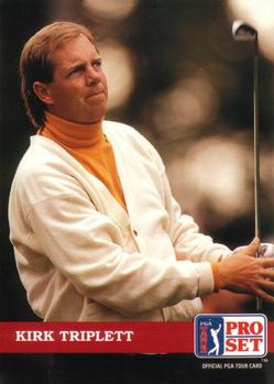 1992 Pro Set PGA Tour #116 Kirk Triplett Front