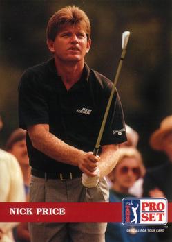 1992 Pro Set PGA Tour #117 Nick Price Front