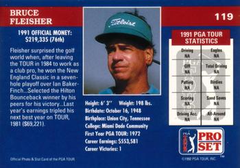 1992 Pro Set PGA Tour #119 Bruce Fleisher Back