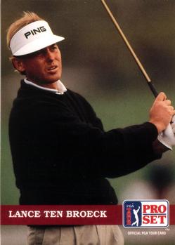 1992 Pro Set PGA Tour #121 Lance Ten Broeck Front