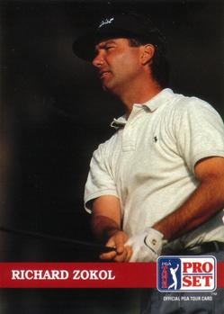 1992 Pro Set PGA Tour #125 Richard Zokol Front