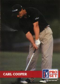 1992 Pro Set PGA Tour #126 Carl Cooper Front
