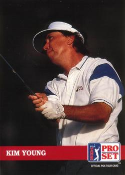 1992 Pro Set PGA Tour #128 Kim Young Front