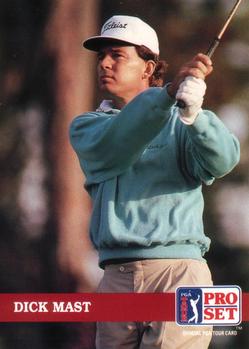 1992 Pro Set PGA Tour #136 Dick Mast Front