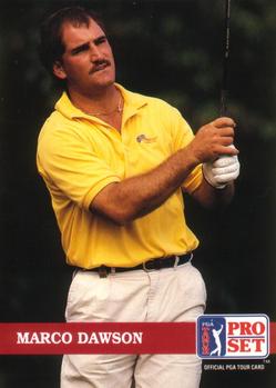 1992 Pro Set PGA Tour #138 Marco Dawson Front