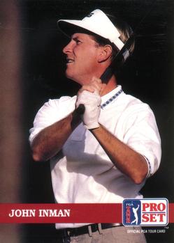 1992 Pro Set PGA Tour #139 John Inman Front