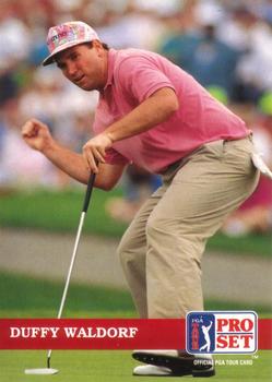 1992 Pro Set PGA Tour #14 Duffy Waldorf Front
