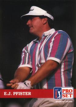 1992 Pro Set PGA Tour #153 E.J. Pfister Front