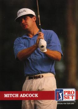 1992 Pro Set PGA Tour #158 Mitch Adcock Front