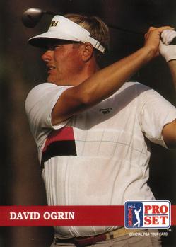 1992 Pro Set PGA Tour #160 David Ogrin Front